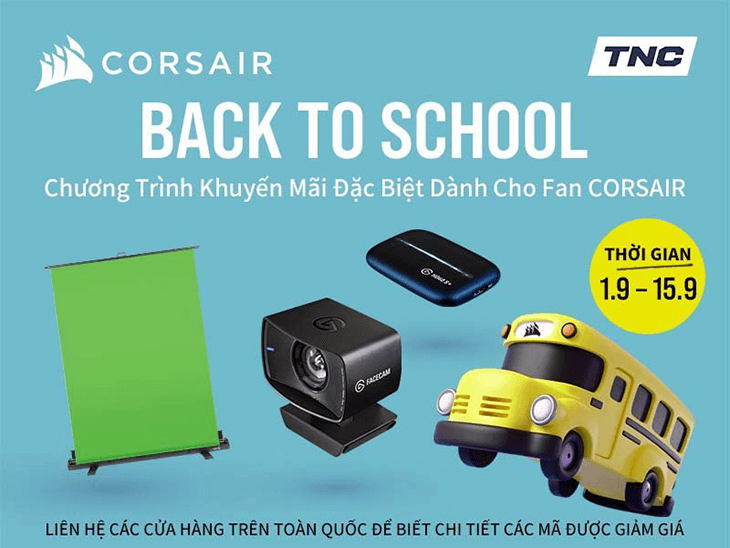  “Corsair PC, Elgato, Corsair Gear  – Back to School” 2